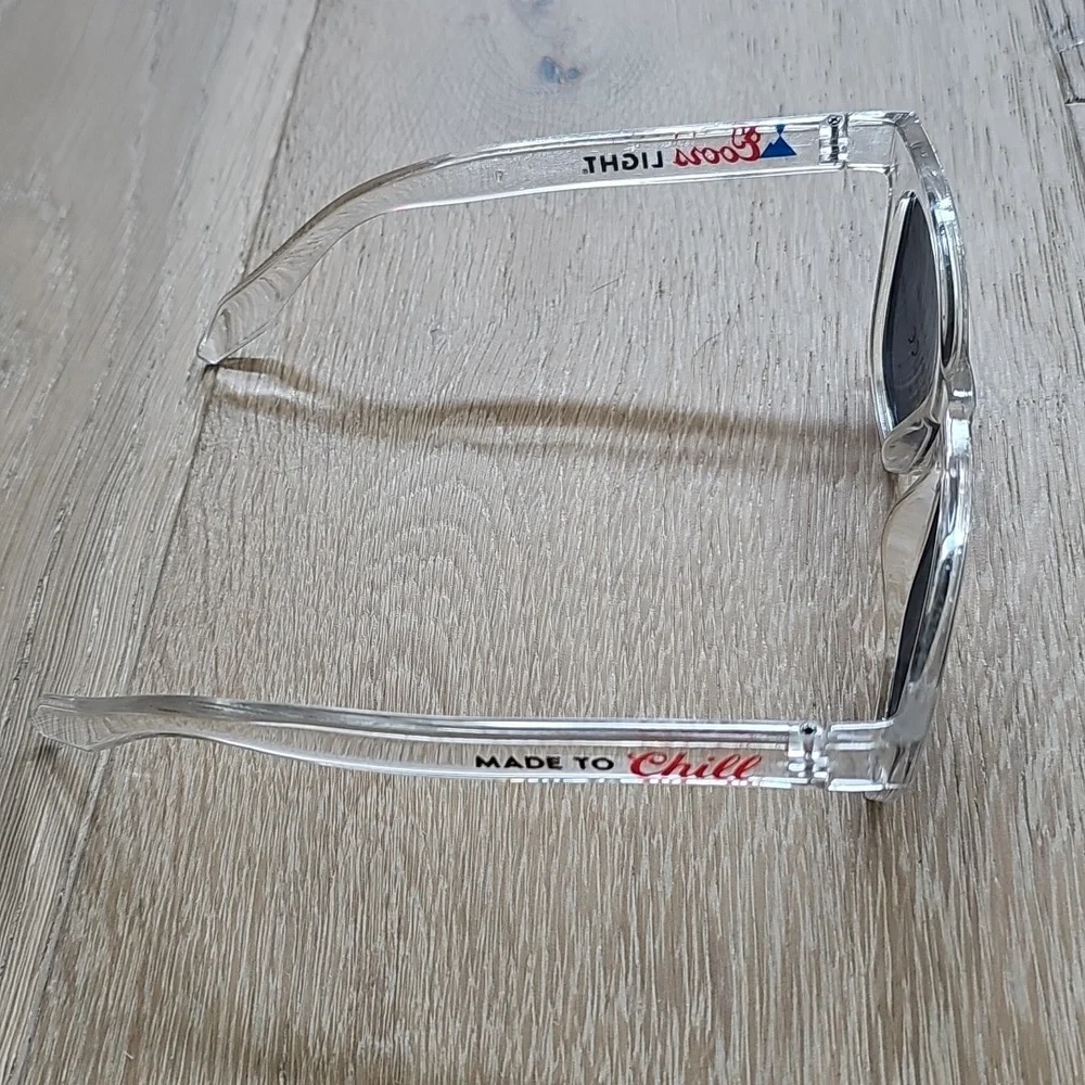 NWOT Coors Light Beer Clear Sunglasses